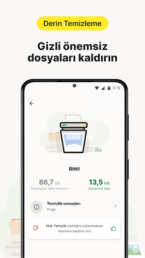 Norton Cleaner: Dosya kaldırma ekran görüntüsü