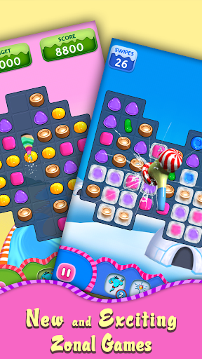 Swiped Candy Geo ekran görüntüsü