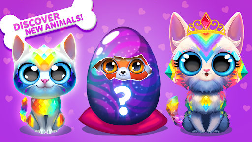 Merge Cute Animal: Pets jogos ekran görüntüsü