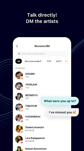 Weverse: Connect with Artists ekran görüntüsü