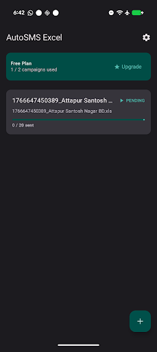 AutoSMS Excel - CSV to SMS ekran görüntüsü