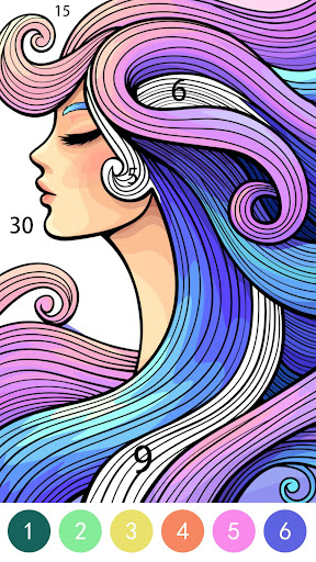 Tangle Color by Number Book ekran görüntüsü