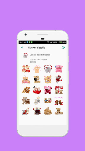 Teddy Bears Stickers ekran görüntüsü
