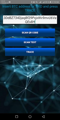 Bitcoin tracer ekran görüntüsü