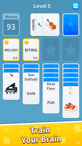 Solitaire Word: Sort ekran görüntüsü