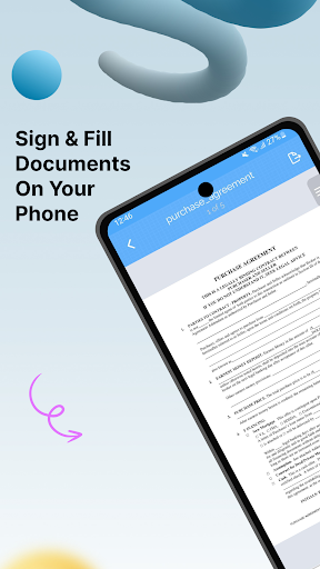eZy Sign & Fill Documents ekran görüntüsü