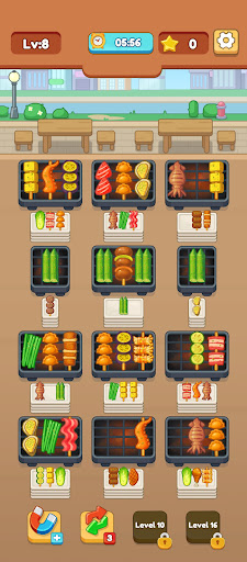 Skewer BBQ: Sort & Grill ekran görüntüsü