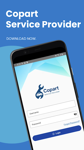 Copart Service Provider ekran görüntüsü