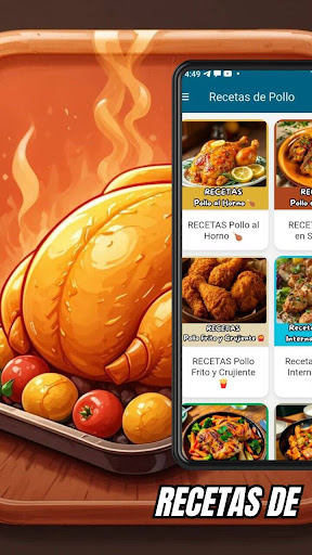 Recetas de Pollo ekran görüntüsü