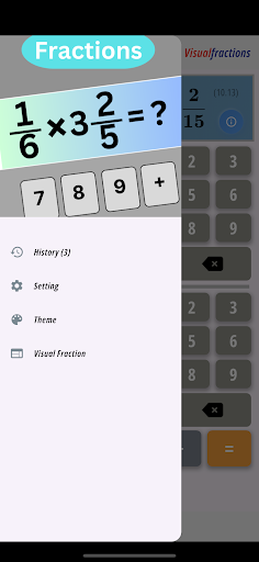 Fraction Calculator ekran görüntüsü