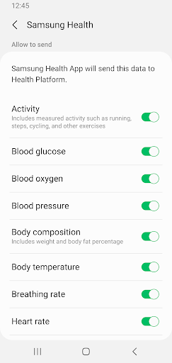 Health Platform ekran görüntüsü