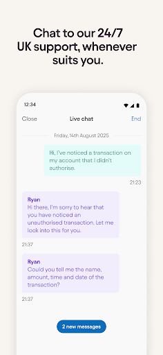 Starling - Mobile Banking ekran görüntüsü