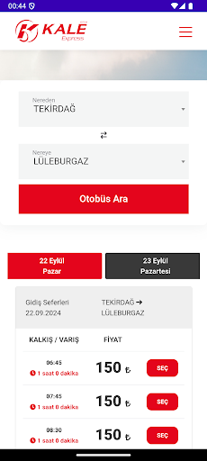 Kale Express ekran görüntüsü