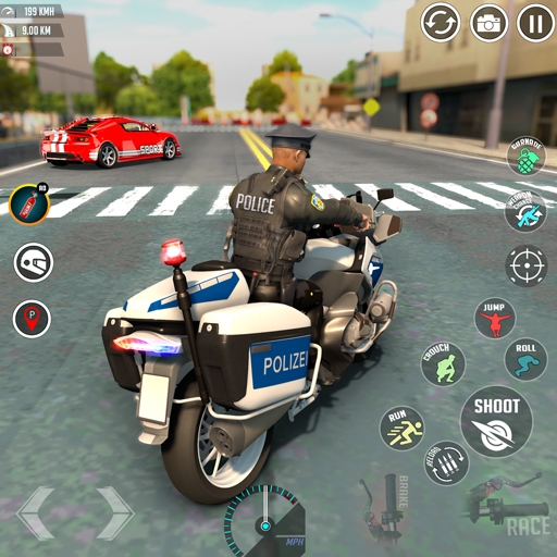 ABD Polis Bisiklet Polis Sim