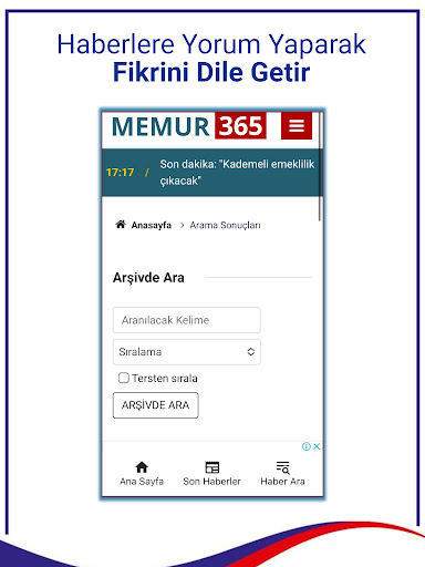 Memur 365, Kamu Personel Alımı ekran görüntüsü