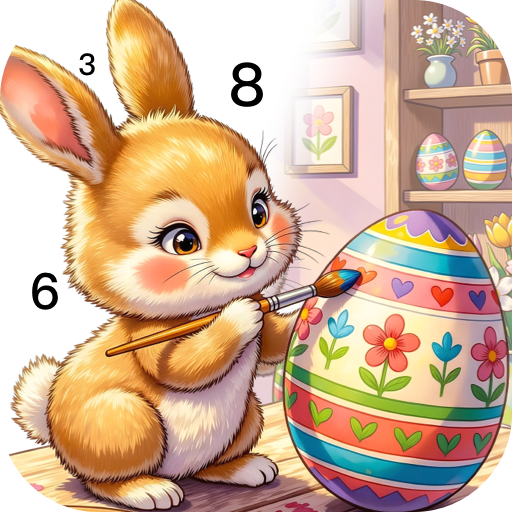 Animal Easter Paint by Number