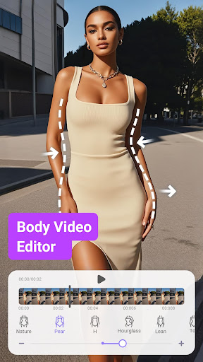 PrettyUp - Video Body Editor ekran görüntüsü