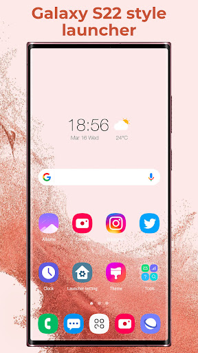 Super S22 Launcher, Galaxy S22 ekran görüntüsü