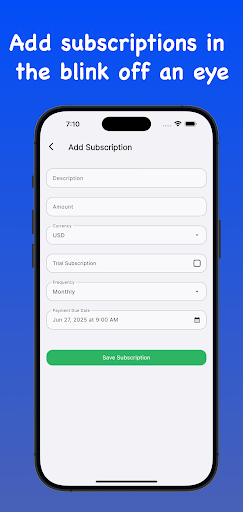 Subscriptions & Bills Tracker ekran görüntüsü