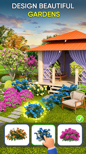 Garden & Home: Tasarım Oyunu ekran görüntüsü