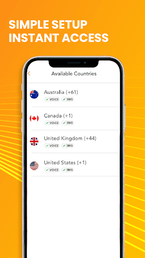 Fanytel - Virtual Phone Number ekran görüntüsü
