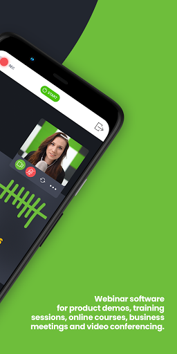 ClickMeeting Webinar App ekran görüntüsü