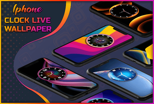 iPhone Clock Live Wallpaper ekran görüntüsü