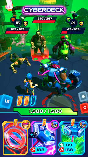 Cyberdeck: RPG Card Battle ekran görüntüsü