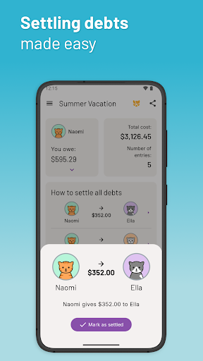 Kittysplit: Bills & cost split ekran görüntüsü