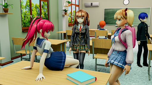 Anime High School Story Games ekran görüntüsü