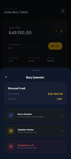 Kolay Borç Takibi ekran görüntüsü