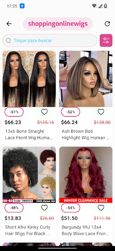 Human Hair Wig Wholesale Store ekran görüntüsü