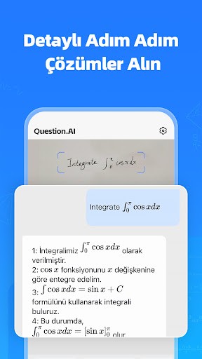 Question.AI: Matematik Çözücü ekran görüntüsü