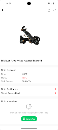 Baybisiklet ekran görüntüsü