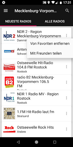 Radios aus Mecklenburg ekran görüntüsü