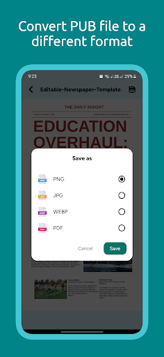 PUB File Viewer and Converter ekran görüntüsü