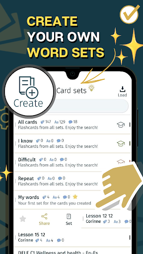 Flashcards. Kelimeleri öğrenin ekran görüntüsü