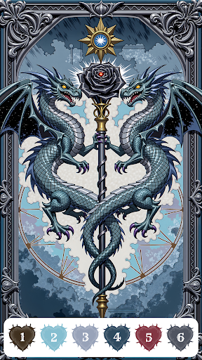 Dark Aesthetic Color by Number ekran görüntüsü