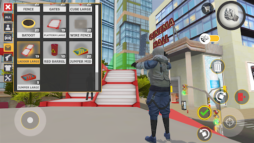 Rope Hero: Cheatground MOD ekran görüntüsü
