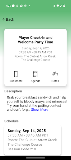 TribalNet Conference App ekran görüntüsü