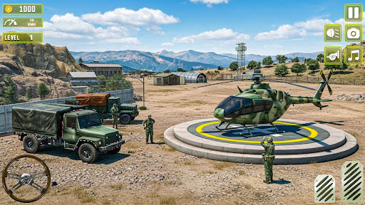 US Army Truck 3D Military Game ekran görüntüsü