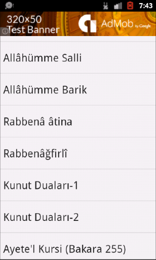 Namaz ve Türkçesi ekran görüntüsü