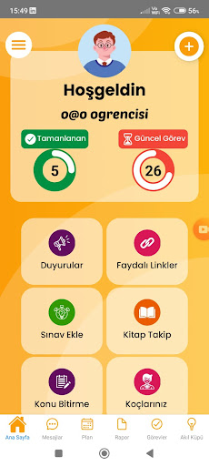 Mentor Takip ekran görüntüsü