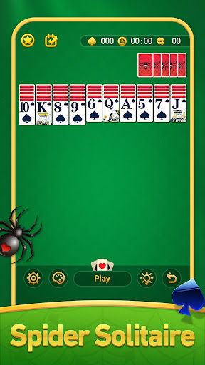 Örümcek Solitaire Kart Oyunu ekran görüntüsü