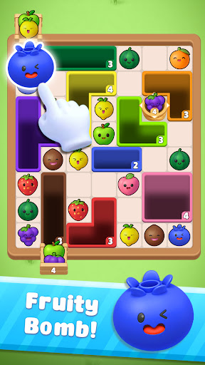 Drop Fruit Away: Color Puzzle ekran görüntüsü