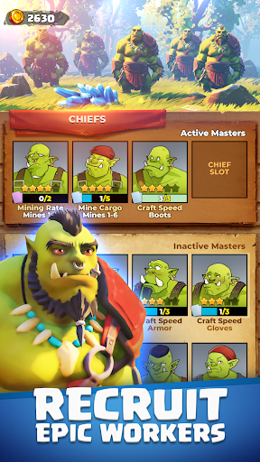 Orecraft: Orc Mining Camp ekran görüntüsü