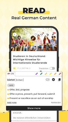Todaii: Learn German A1-C1 ekran görüntüsü
