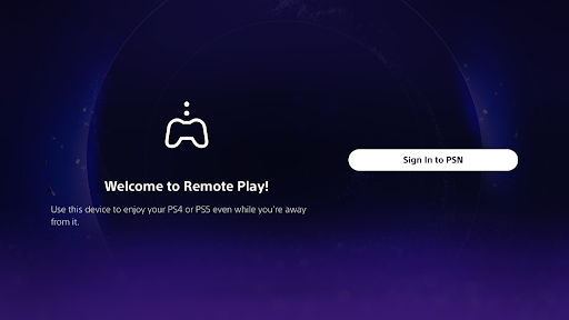 PS Remote Play for TV ekran görüntüsü