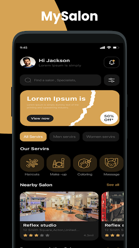 Salon Appointment Booking App ekran görüntüsü