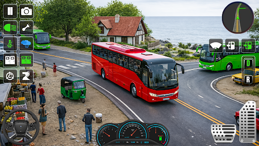 Coach Simulator Bus Drive Game ekran görüntüsü
